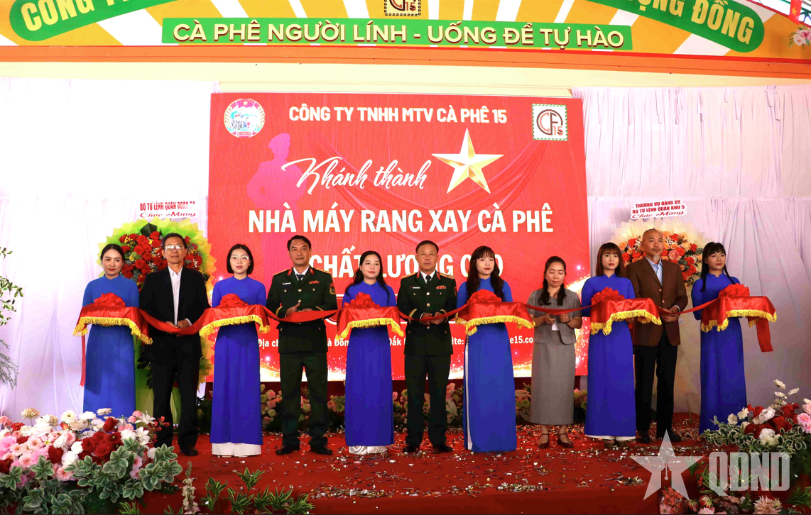 Bước đi khẳng định thương hiệu “Cà phê người lính” của Công ty cà phê 15